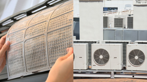 室外機、フィルター洗浄のみも承っております